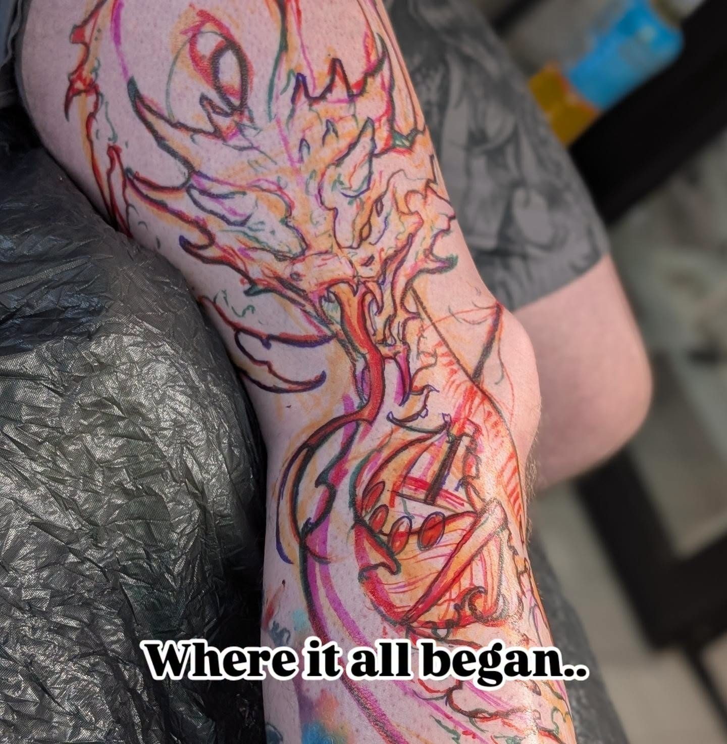 Tattoo by Kizzey Maclean Art